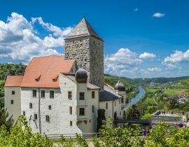 Lais Puzzle - Burg Prunn idyllisch über dem Altmühltal in Niederbayern - 40, 100, 200, 500 & 1.000 Teile