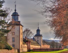 Lais Puzzle - Blick auf Schloss Corvey bei Höxter - 40, 100, 200, 500 & 1.000 Teile