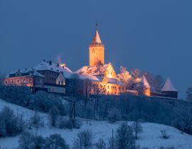 Lais Puzzle - Leuchtenburg im Winter - 40, 100, 200, 500 & 1.000 Teile