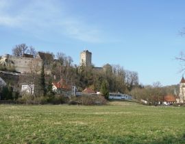 Lais Puzzle - Pappenheim - Bayern - Burg mit katholischer Kirche - 40, 100, 200, 500 & 1.000 Teile