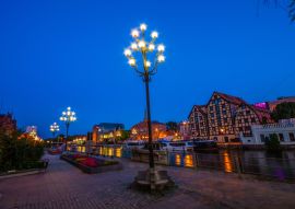 Lais Puzzle - Altstadt und Getreidespeicher am Fluss Brda bei Nacht. Bydgoszcz. Polen - 100, 200, 500 & 1.000 Teile