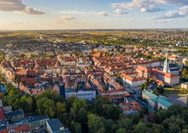 Lais Puzzle - Luftaufnahme der Altstadt mit Marktplatz von Kalisz, Polen - 100, 200, 500 & 1.000 Teile