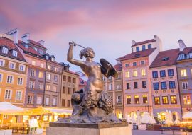 Lais Puzzle - Skulptur der Warschauer Meerjungfrau auf dem Altstädter Markt - 100, 200, 500 & 1.000 Teile