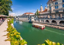 Lais Puzzle - Ljubljana / Slowenien mit Fluss Ljubljanica - 100, 200, 500 & 1.000 Teile