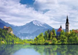 Lais Puzzle - Bleder See, Kirche und Burg, Slowenien - 100, 200, 500 & 1.000 Teile