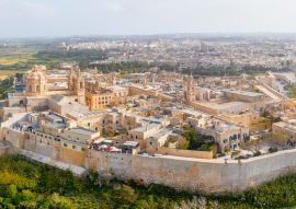 Lais Puzzle - Panorama der Stadt Mdina Festung Luftaufnahme in Malta - 100, 200, 500 & 1.000 Teile