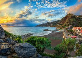 Lais Puzzle - Sonnenuntergang über Ribeira Brava, Madeira, Portugal - 100, 200, 500 & 1.000 Teile