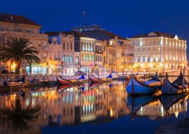 Lais Puzzle - Die Stadt Aveiro im Norden Portugals bei Nacht - 100, 200, 500 & 1.000 Teile