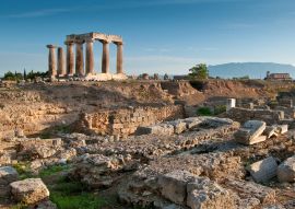 Lais Puzzle - Apollo-Tempel inmitten der Ruinen des antiken Korinth, Griechenland - 100, 200, 500 & 1.000 Teile