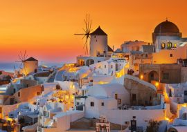 Lais Puzzle - Oia bei Sonnenuntergang, Santorin, Griechenland - 100, 200, 500 & 1.000 Teile