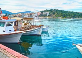 Lais Puzzle - Landschaft von Chalkis Euböa Griechenland - Chalkida verrücktes Wasserphänomen Symbol - 100, 200, 500 & 1.000 Teile