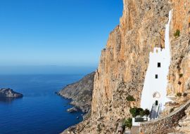 Lais Puzzle - Das Kloster von Hozoviotissa auf Amorgos, Griechenland - 100, 200, 500 & 1.000 Teile