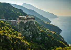 Lais Puzzle - Das Kloster Simonopetra in der Mönchsrepublik Berg Athos, Griechenland - 100, 200, 500 & 1.000 Teile