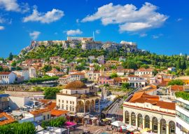Lais Puzzle - Blick auf die Akropolis von der Plaka, Athen, Griechenland - 100, 200, 500 & 1.000 Teile