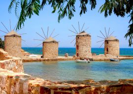 Lais Puzzle - Die vier Windmühlen auf der Insel Chios, Griechenland - 100, 200, 500 & 1.000 Teile