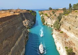 Lais Puzzle - Boote auf dem Kanal von Korinth in Griechenland - 100, 200, 500 & 1.000 Teile