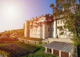 Lais Puzzle - Kloster von Xeropotamos auf dem Heiligen Berg Athos - 100, 200, 500 & 1.000 Teile