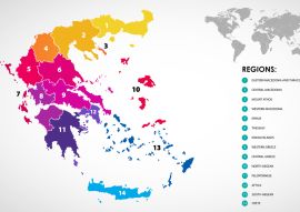 Lais Puzzle - Karte Griechenlands - 100, 200, 500 & 1.000 Teile