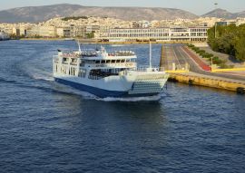 Lais Puzzle - Schiff fährt aus dem Hafen von Piräus, Athen, Griechenland - 100, 200, 500 & 1.000 Teile