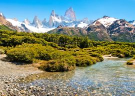 Lais Puzzle - Blick auf eine schöne Landschaft mit dem Fitz Roy im Hintergrund in Patagonien Argentinien - 100, 200, 500, 1.000 & 2.000 Teile