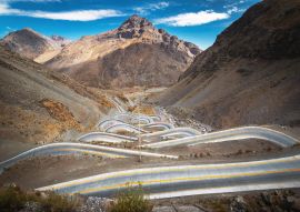 Lais Puzzle - Serpentinenstraße im Andengebirge zwischen Santiago de Chile und Mendoza, Argentinien - 100, 200, 500, 1.000 & 2.000 Teile