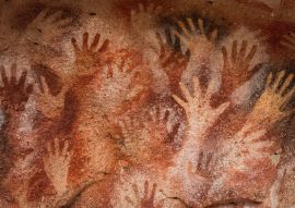 Lais Puzzle - Die alten Malereien in der Cueva de Manos Pintadas in der Provinz Santa Cruz, Patagonien, Argentinien - 100, 200, 500, 1.000 & 2.000 Teile