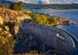 Lais Puzzle - Sonnenuntergang am El-Cajon-Damm in Capilla del Monte, Cordoba, Argentinien - 100, 200, 500, 1.000 & 2.000 Teile