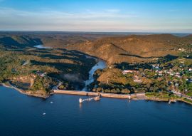 Lais Puzzle - Damm des Sees der Stadt "Embalse" in der Provinz Córdoba, Argentinien - 100, 200, 500, 1.000 & 2.000 Teile