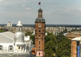 Lais Puzzle - Blick auf den alten Wasserturm, heute Museum im historischen Zentrum von Vinnytsia, Ukraine - 100, 200, 500, 1.000 & 2.000 Teile