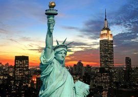 Lais Puzzle - Die Freiheitsstatue und die Skyline von New York City - 100, 200, 500 & 1.000 Teile
