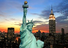 Lais Puzzle - Die Freiheitsstatue und die Skyline von New York City - 1.000 Teile