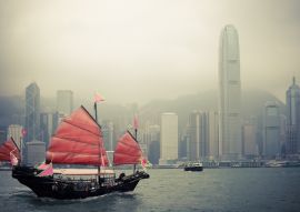 Lais Puzzle - Segelboot im chinesischen Stil in Hongkong - 100, 200, 500 & 1.000 Teile