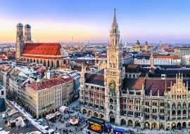 Lais Puzzle - Panorama München Innenstadt im Abendlicht - 100, 200, 500 & 1.000 Teile