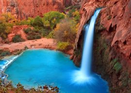 Lais Puzzle - Schönste Wasserfälle in den Vereinigten Staaten--Havasu Falls, Supai, Arizona - 100, 200, 500 & 1.000 Teile
