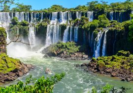 Lais Puzzle - Blick auf die Iguazu-Fälle von Argentinien aus - 1.000 Teile