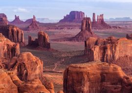 Lais Puzzle - Sonnenaufgang in Hunts Mesa navajo stammesgeschichtlicher Majestät in der Nähe von Monument Valley, Arizona, USA - 100, 200, 500 & 1.000 Teile