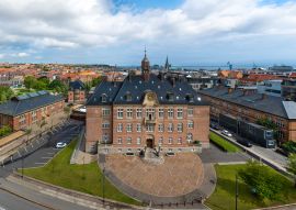 Lais Puzzle - Aarhus, Dänemark. Luftaufnahme der Stadt mit dem Aarhus Court - 100, 200, 500 & 1.000 Teile