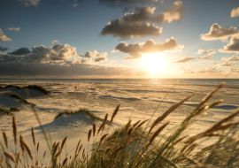 Lais Puzzle - Sonnenuntergang an der Küste von Nordjütland, Dänemark, Europa - 1.000 Teile