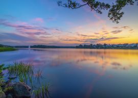 Lais Puzzle - Sonnenuntergang über dem See - Silkeborg - 100, 200, 500 & 1.000 Teile