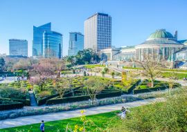 Lais Puzzle - Der Jardin Botanique und moderne Wolkenkratzer in Brüssel, Belgien - 100, 200, 500 & 1.000 Teile