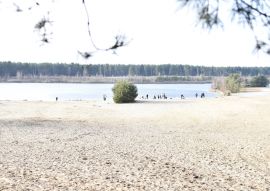 Lais Puzzle - Menschen spazieren am See in Lommel Sahara in Belgien - 100, 200, 500 & 1.000 Teile