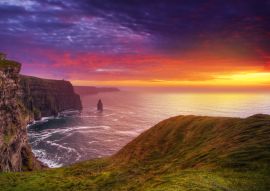 Lais Puzzle - Idyllische Cliffs of Moher bei Sonnenuntergang, Co. Clare, Irland - 100, 200, 500 & 1.000 Teile