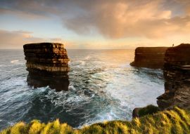 Lais Puzzle - Dun Briste Seastack, Downpatrick Head, Grafschaft Mayo, Irland - 100, 200, 500 & 1.000 Teile