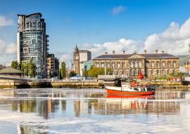 Lais Puzzle - Das Zollhaus und der Fluss Lagan in Belfast, Nordirland - 100, 200, 500 & 1.000 Teile