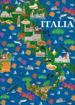 Lais Puzzle - Karte Italien - 100, 200, 500 & 1.000 Teile