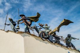 Lais Puzzle - Denkmal für die Stadtgründer, Manizales, Kolumbien - 2.000 Teile