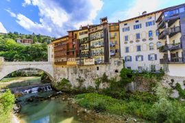 Lais Puzzle - Rovereto, Brücke und Etsch, Italien - 2.000 Teile