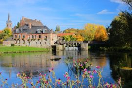 Lais Puzzle - Mühle von Maroilles im Herbst, Frankreich - 2.000 Teile