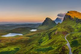Lais Puzzle - Quiraing Berge Sonnenuntergang auf Isle of Skye, Schottland - 2.000 Teile