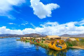 Lais Puzzle - Totora-Boot auf dem Titicaca-See nahe Puno, Peru - 2.000 Teile